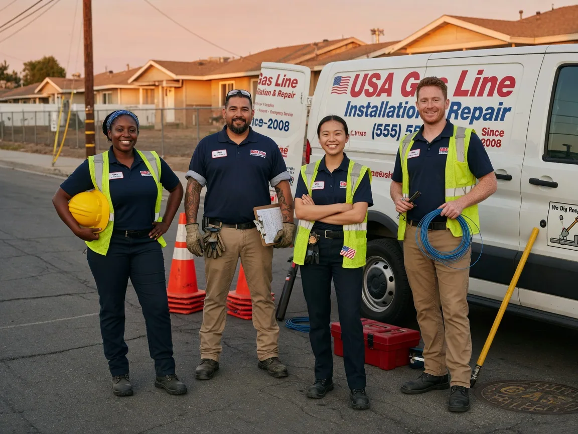 Gas Line Installation company in South English, IA
